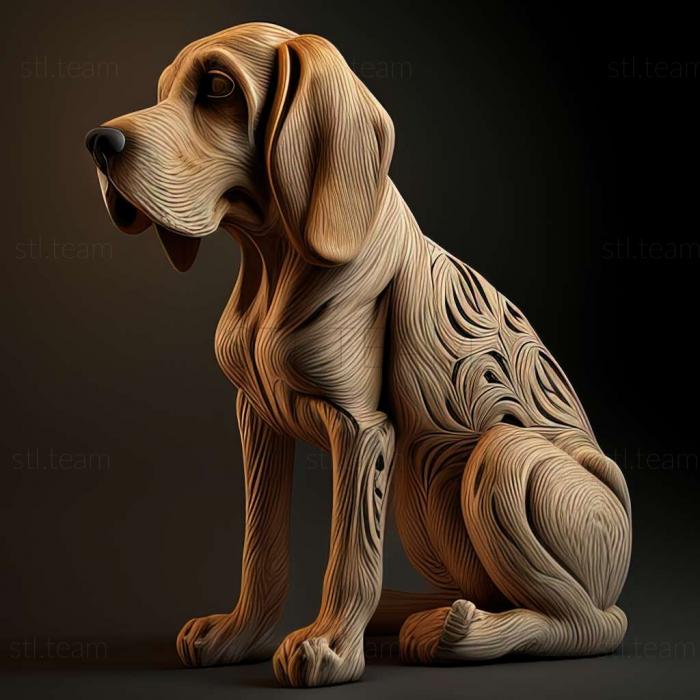 3D модель Итальянская гончая собака (STL)